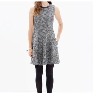 Black and Gray madewell tweed dress